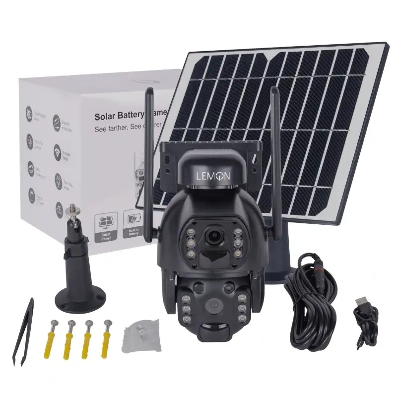 Kamera solarna z dwoma obiektywami do monitoringu Lemon Solaris